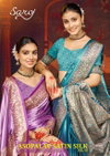 Asopalav Satin Silk Vol 1 By Saroj Satin Silk Saree Wholesale Market In Surat